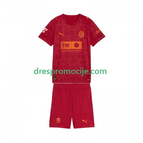 Valencia C.F. Dres Dječji Gostujući 2025/2026 Kratkih Rukava Valencia C.F. Dres Dječji Gostujući 2025/2026 Kratkih Rukava